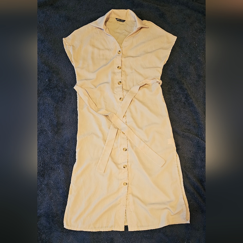 SHEIN tan dress size small